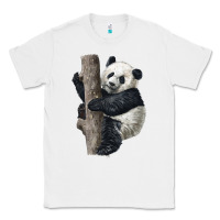 White Giant Panda Classic Tee - LillyAllenDesigns