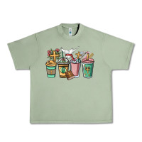 Oil Green faith coffee cups Urban Heavy Tee - NancyCooperArtShop