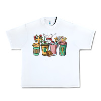 White faith coffee cups Urban Heavy Tee - NancyCooperArtShop