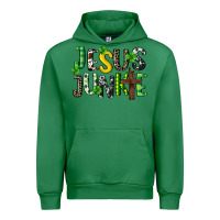 Emerald Jesus junkie St. Patrick's Urban Hoodie - CowGirlArtShop