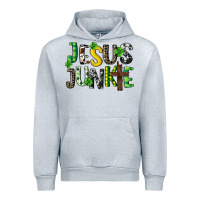 Heather Grey Jesus junkie St. Patrick's Urban Hoodie - CowGirlArtShop