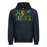 Navy Jesus junkie St. Patrick's Urban Hoodie - CowGirlArtShop