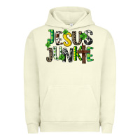 Pigment Pistachio Jesus junkie St. Patrick's Urban Hoodie - CowGirlArtShop