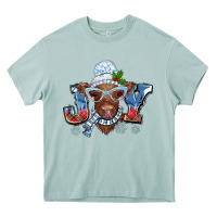Arona Christmas snow cow joy Heavy Core Tee - BarkalooDesign