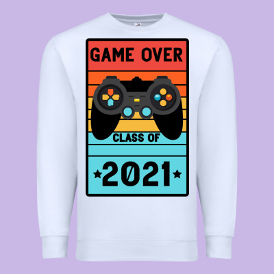 Game Over Class Of 2021 Premium Sweatshirt Designed By Bettercallsaul