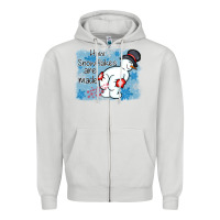 Dove Grey how snowflakes are made winter christmas Zipper Hoodie - MaliasSmallBusiness