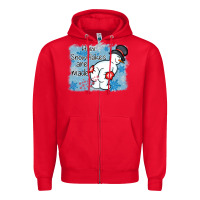 Red how snowflakes are made winter christmas Zipper Hoodie - MaliasSmallBusiness