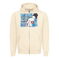 Sandshell how snowflakes are made winter christmas Zipper Hoodie - MaliasSmallBusiness