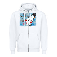 White how snowflakes are made winter christmas Zipper Hoodie - MaliasSmallBusiness