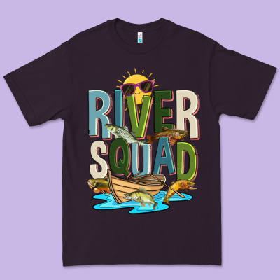 River Squad Premium Tee Designed By Zillion Design Studio