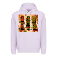 Lilac Pumpkins Leaves Flannels Hayrides Football Premium Hoodie - texasbilliewilder