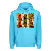 Ocean Blue Pumpkins Leaves Flannels Hayrides Football Premium Hoodie - texasbilliewilder