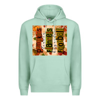 Seafoam Pumpkins Leaves Flannels Hayrides Football Premium Hoodie - texasbilliewilder