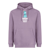 Lavender Mommy Saurus Rex Mom Mom Gift Dino Heavyweight Hoodie - Bettercallsaul
