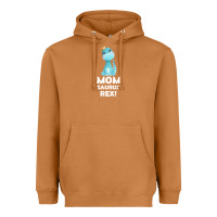 Meerkat Mommy Saurus Rex Mom Mom Gift Dino Heavyweight Hoodie - Bettercallsaul