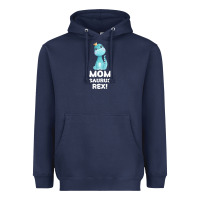 Navy Mommy Saurus Rex Mom Mom Gift Dino Heavyweight Hoodie - Bettercallsaul