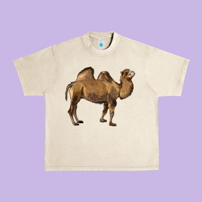 Camel Urban Heavy Tee Designed By Lillyallendesigns