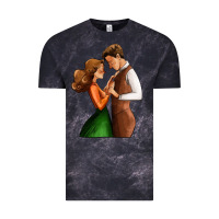 Cloud Black valentines day couple Vintage Tee - AdoDesignShop
