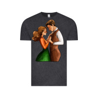 Vintage Black valentines day couple Vintage Tee - AdoDesignShop