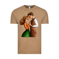 Vintage Coffee valentines day couple Vintage Tee - AdoDesignShop