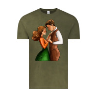 Vintage Olive valentines day couple Vintage Tee - AdoDesignShop