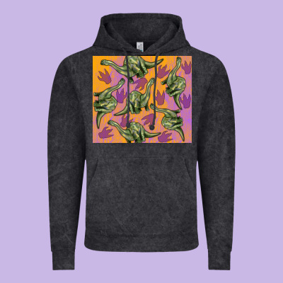 Dinosaur Brontosaurus Vintage Hoodie Designed By Artiststas