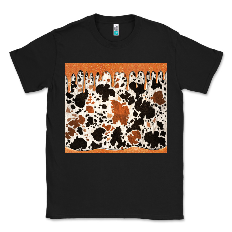 Cowhide Dripping Glitter Tumbler Classic Tee by Jasminsmagicworld | Teevron