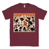 Burgundy cowhide dripping glitter tumbler Classic Tee - Jasminsmagicworld