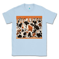Dusty Blue cowhide dripping glitter tumbler Classic Tee - Jasminsmagicworld