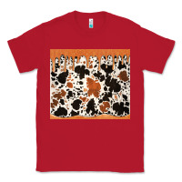 Red cowhide dripping glitter tumbler Classic Tee - Jasminsmagicworld