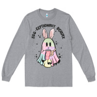 Heather Grey egg ceptionally boujee Long Sleeve Tee - MaliasSmallBusiness