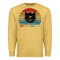 Antique Gold Awesome Since 1974 Premium Sweatshirt - Bettercallsaul
