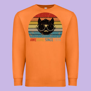 Awesome Since 1974 Premium Sweatshirt Designed By Bettercallsaul