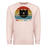 Pale Pink Awesome Since 1974 Premium Sweatshirt - Bettercallsaul