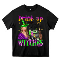 Black drink up witches Heavy Core Tee - Zillion Design Studio