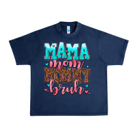Navy mama mom mommy bruh Urban Heavy Tee - AdoDesignShop