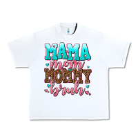 White mama mom mommy bruh Urban Heavy Tee - AdoDesignShop