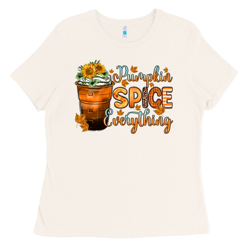 Pumpkin Spice Everything Ladies Tee by Zillion Design Studio | Teevron