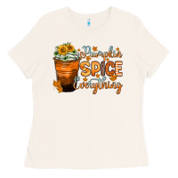 Bone pumpkin spice everything Ladies Tee - Zillion Design Studio