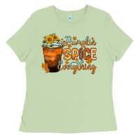 Matcha pumpkin spice everything Ladies Tee - Zillion Design Studio