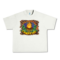 Pistachio life is better around the campfire Urban Heavy Tee - BarkalooDesign