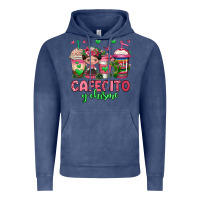 Vintage Denim cafecito y chisme coffee cups Vintage Hoodie - Jasminsmagicworld
