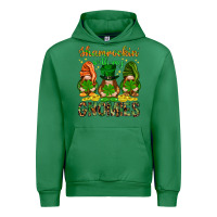 Emerald Shamrockin' with my gnomies St. Patricks day Urban Hoodie - HowdyJamesFarm