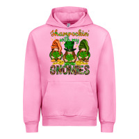 Fuchsia Pink Shamrockin' with my gnomies St. Patricks day Urban Hoodie - HowdyJamesFarm