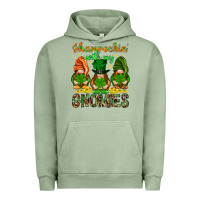 Pigment Oil Green Shamrockin' with my gnomies St. Patricks day Urban Hoodie - HowdyJamesFarm