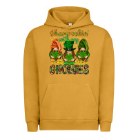 Pigment Peanut Butter Shamrockin' with my gnomies St. Patricks day Urban Hoodie - HowdyJamesFarm