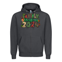 Smoke family christmas 2024 Zipper Hoodie - MaliasSmallBusiness