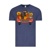 Vintage Denim thankful turkey truck Vintage Tee - AdoDesignShop