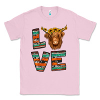 Bubblegum Pink love highland cow Classic Tee - Jasminsmagicworld
