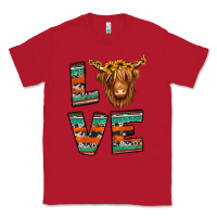 Red love highland cow Classic Tee - Jasminsmagicworld